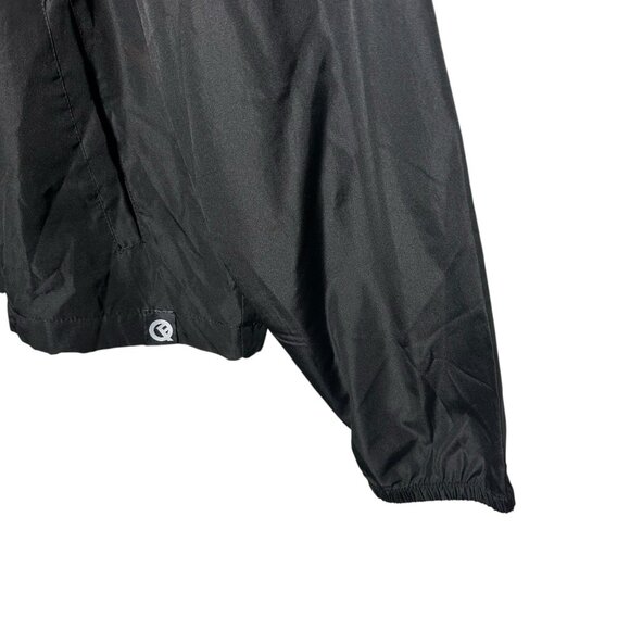 Quikflip Bilstein Mens Jacket 2XL Full Zip Black Windbreaker Hooded Rain Hiking - Picture 8 of 13